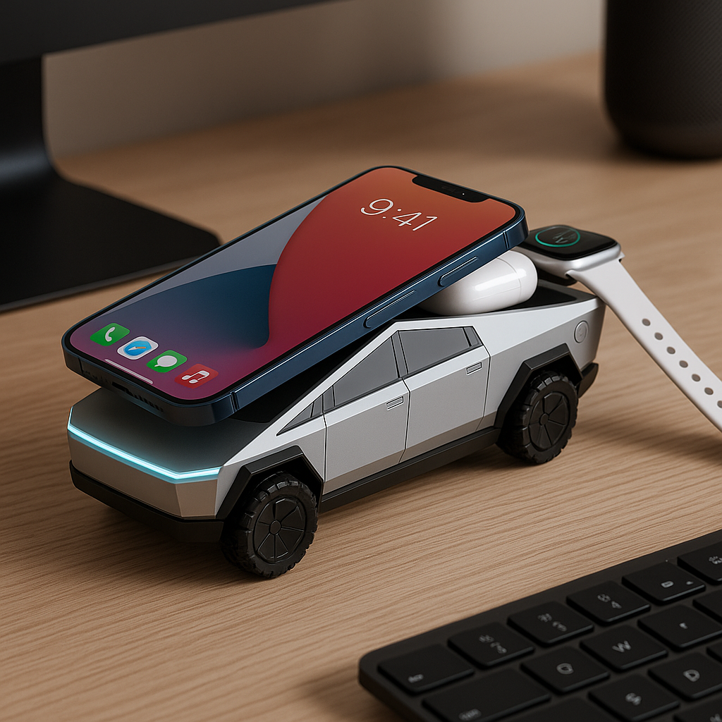 TESLAIR™ - Cargador inalámbrico Magsafe 3 en 1