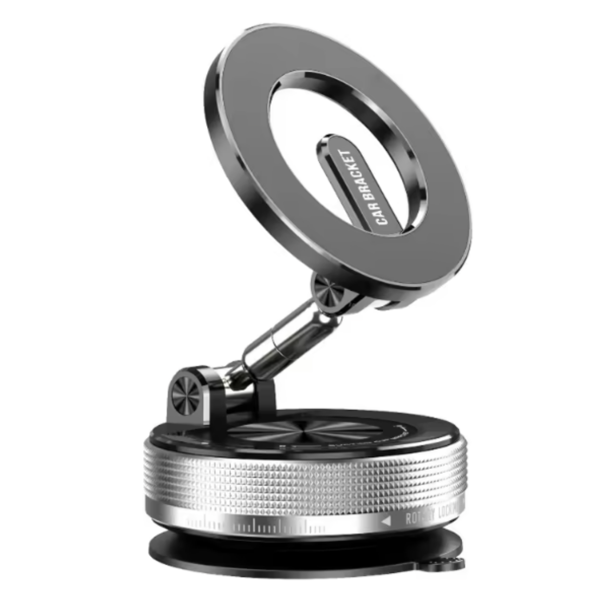 Soporte giratorio plegable con ventosa magnética 360°