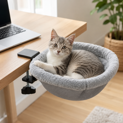 PurrDesk™ - Hamaca premium para escritorio