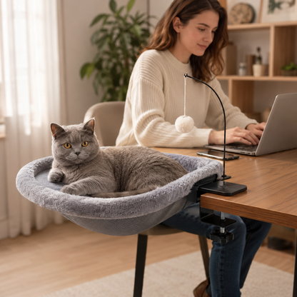 PurrDesk™ - Hamaca premium para escritorio