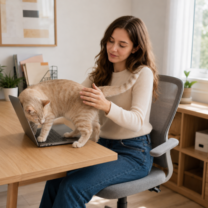 PurrDesk™ - Hamaca premium para escritorio