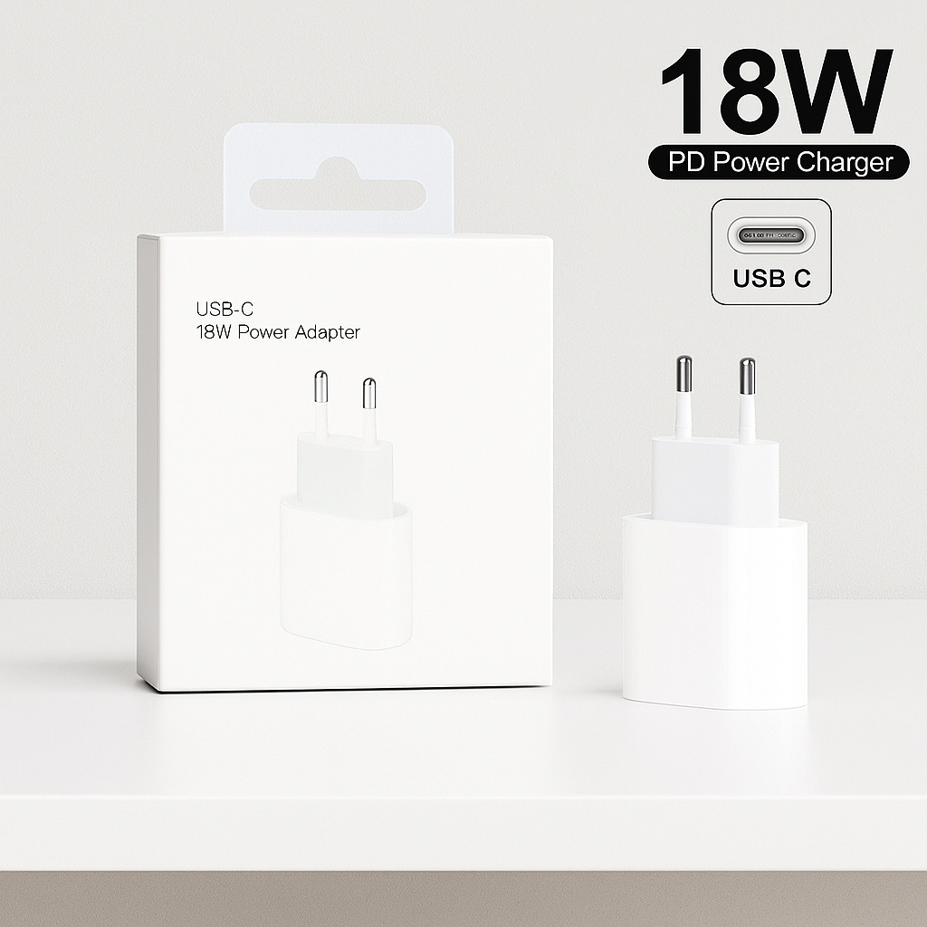 Adaptador de carga rápida PD 3.0 de 18W