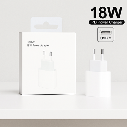 Adaptador de carga rápida PD 3.0 de 18W