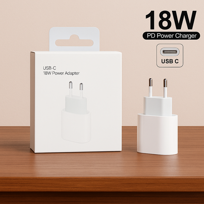 Adaptador de carga rápida PD 3.0 de 18W