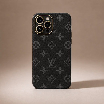 Funda de lujo - Estilo LV con protección de cámaras