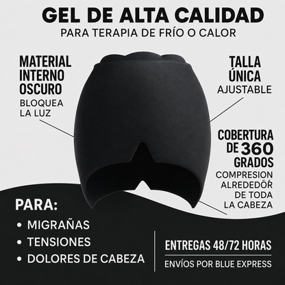 MediGel - Gorro terapéutico para el dolor de cabeza