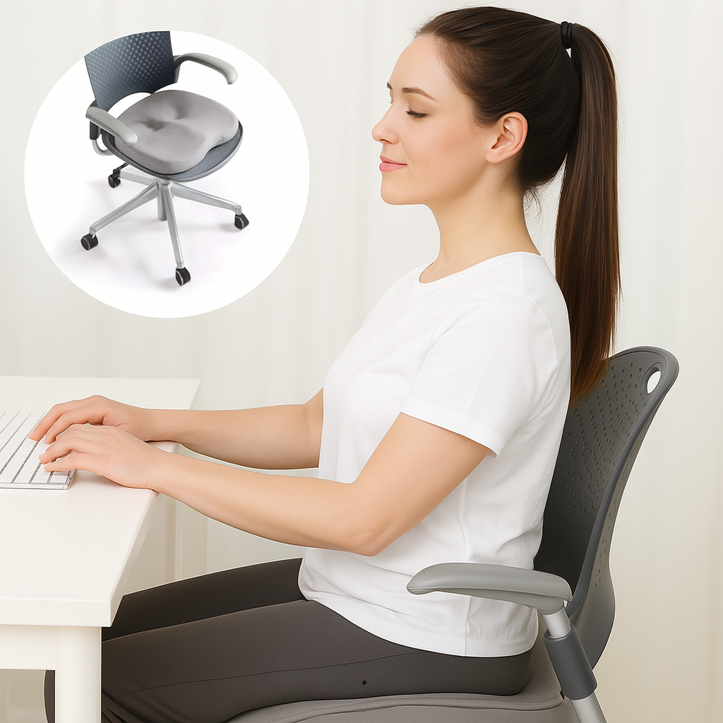 Cojín Asiento Gel Viscoelástico Coxis Ortopédico LOWERBACK ™