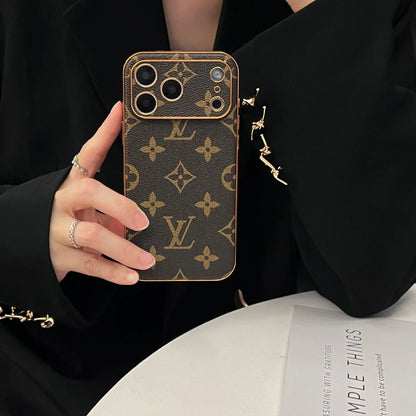 Funda de lujo - Estilo LV con protección de cámaras