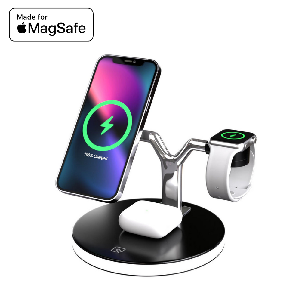 Cargador MagSafe 3 en 1 para Apple – Accesi